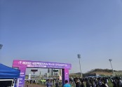 세종SA축구단, 복사꽃 전국마라톤대회 봉사활동 참여